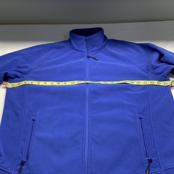 Lands End Fleece Jacket Mens Size Large 42-44 Blue - Picture 4 of 12